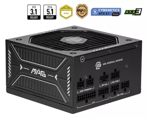 MAG A750GLS PCIE5 750W 80+ Gold Full Modüler Power Supply