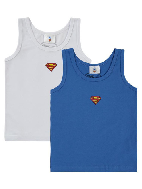 Süperman 2-10 Yaş 2'li Atlet Set - Standart 10-11 Yaş