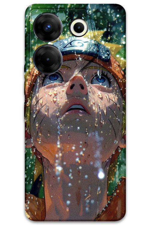 Tecno Camon 20 Pro 4G Uyumlu Anime Desenli Telefon Kılıfı + Ekran Koruyucu - 5750