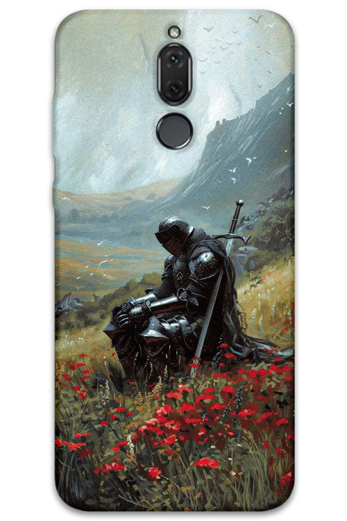 Huawei Mate 10 Lite Uyumlu Retro Desenli Telefon Kılıfı + Ekran Koruyucu - 5840