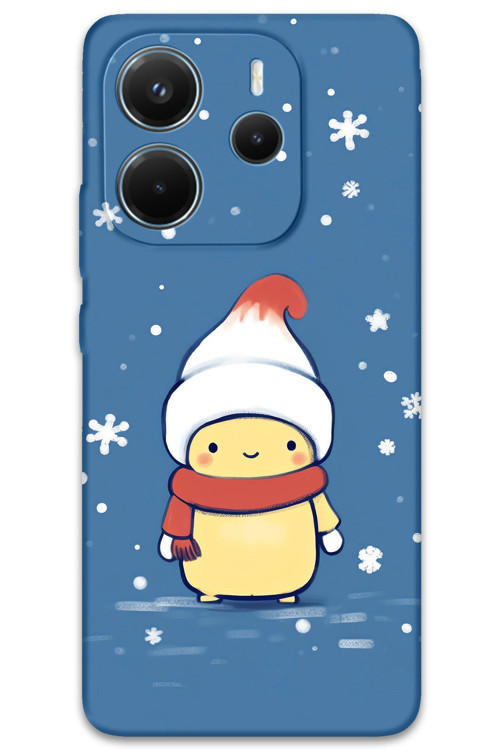 Xiaomi Redmi Note 14 5G Uyumlu Tavşan Desenli Telefon Kılıfı + Ekran Koruyucu - 5808