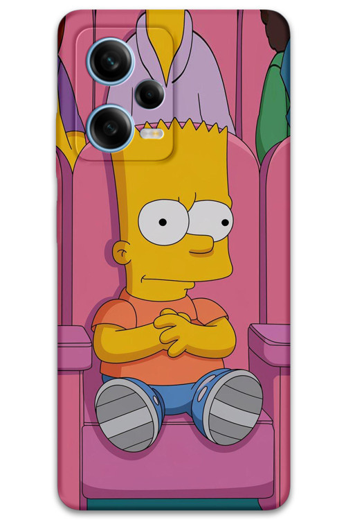 Xiaomi Redmi Note 12 5G Uyumlu Çizgi Film Desenli Telefon Kılıfı + Ekran Koruyucu - 5820