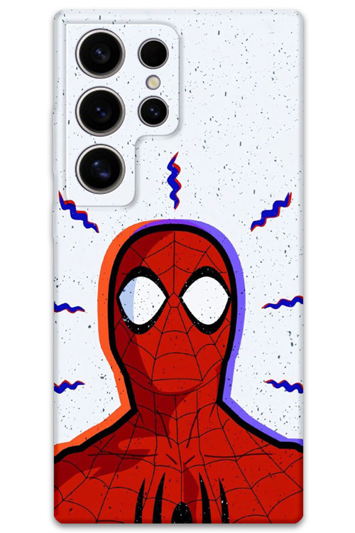 Galaxy S25 Ultra Uyumlu Spiderman Desenli Telefon Kılıfı + Ekran Koruyucu - 5830