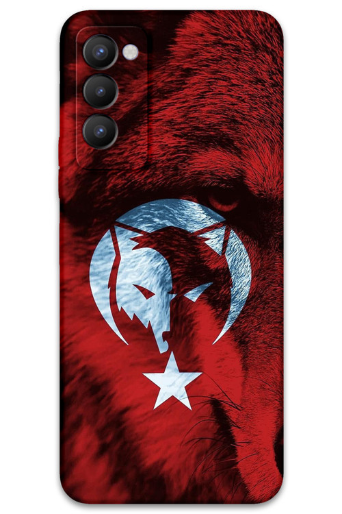 Tecno Camon 18 Uyumlu Türk Bayrağı Desenli Telefon Kılıfı + Ekran Koruyucu - 5856
