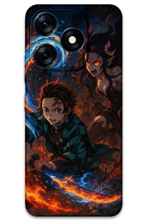 Tecno Spark Go 2024 Uyumlu Anime Desenli Telefon Kılıfı + Ekran Koruyucu - 5745