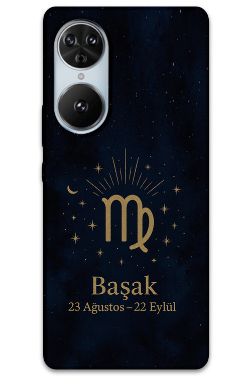 Reeder S19 Max Pro S Edge Uyumlu Başak Burcu Desenli Telefon Kılıfı + Ekran Koruyucu - 5773