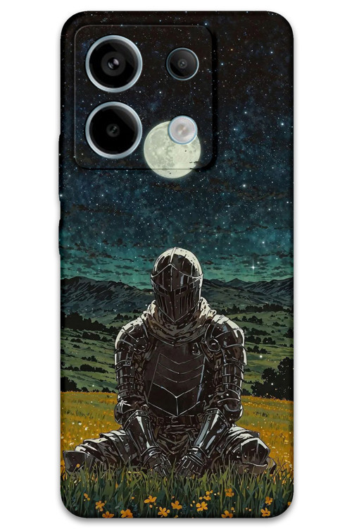Xiaomi Redmi Note 13 Pro 4G Uyumlu Retro Desenli Telefon Kılıfı + Ekran Koruyucu - 5844