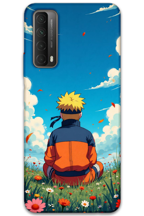 Huawei P Smart 2021 Uyumlu Anime Desenli Telefon Kılıfı + Ekran Koruyucu - 5747