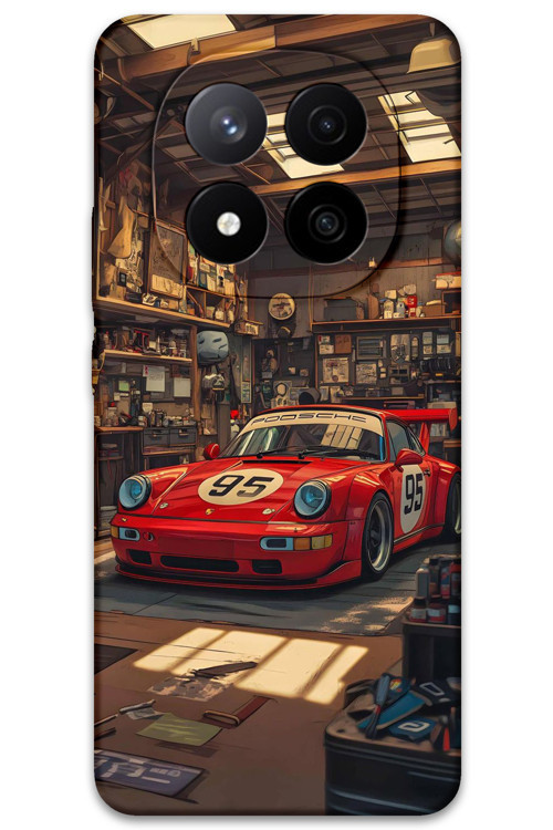 Xiaomi Redmi Note 14 Pro 5G Uyumlu Araba Desenli Telefon Kılıfı + Ekran Koruyucu - 5759