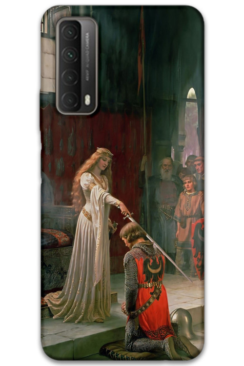 Huawei P Smart 2021 Uyumlu Retro Desenli Telefon Kılıfı + Ekran Koruyucu - 5835
