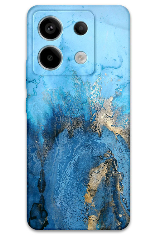 Xiaomi Redmi Note 13 Pro 4G Uyumlu Mermer Desenli Telefon Kılıfı + Ekran Koruyucu - 5812