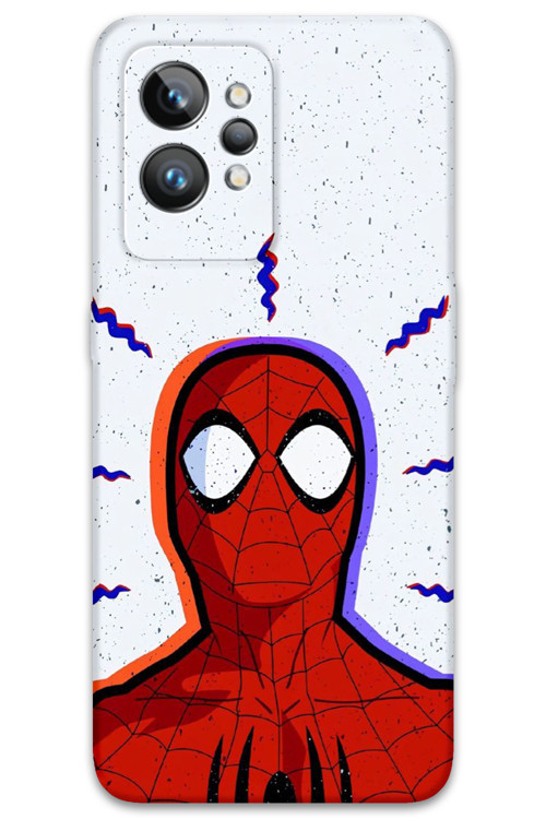Realme Gt 2 Pro Uyumlu Spiderman Desenli Telefon Kılıfı + Ekran Koruyucu - 5830