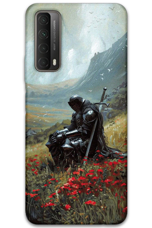 Huawei P Smart 2021 Uyumlu Retro Desenli Telefon Kılıfı + Ekran Koruyucu - 5840