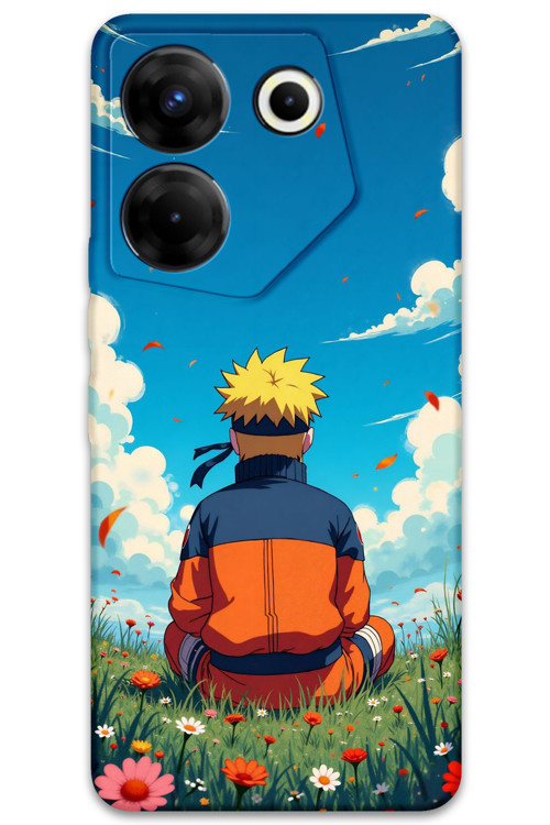 Tecno Camon 20 Pro 4G Uyumlu Anime Desenli Telefon Kılıfı + Ekran Koruyucu - 5747