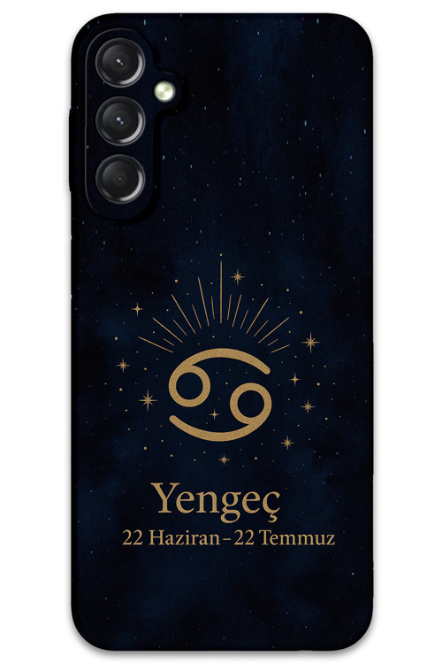 Galaxy A04S Uyumlu Yengeç Burcu Desenli Telefon Kılıfı + Ekran Koruyucu - 5771