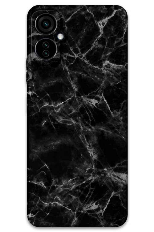 Tecno Camon 19 Neo Uyumlu Mermer Desenli Telefon Kılıfı + Ekran Koruyucu - 5815