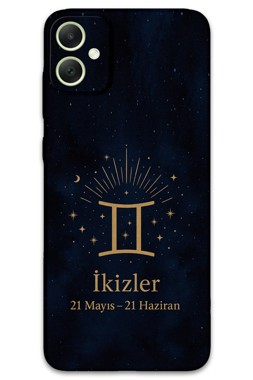 Galaxy A06 Uyumlu İkizler Burcu Desenli Telefon Kılıfı + Ekran Koruyucu - 5770