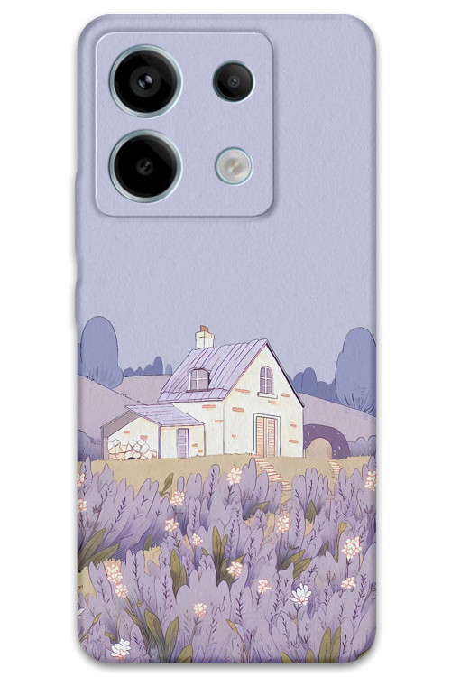 Xiaomi Redmi Note 13 Pro 4G Uyumlu Çiçek Desenli Telefon Kılıfı + Ekran Koruyucu - 5800