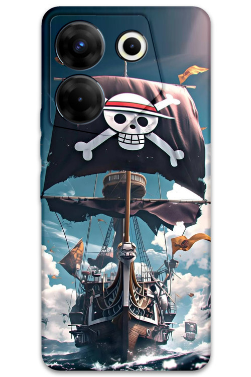 Tecno Camon 20 Pro 4G Uyumlu Anime Desenli Telefon Kılıfı + Ekran Koruyucu - 5752