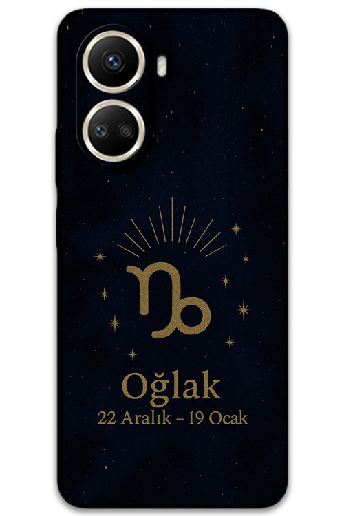 Huawei Nova 10 Se Uyumlu Oğlak Burcu Desenli Telefon Kılıfı + Ekran Koruyucu - 5777