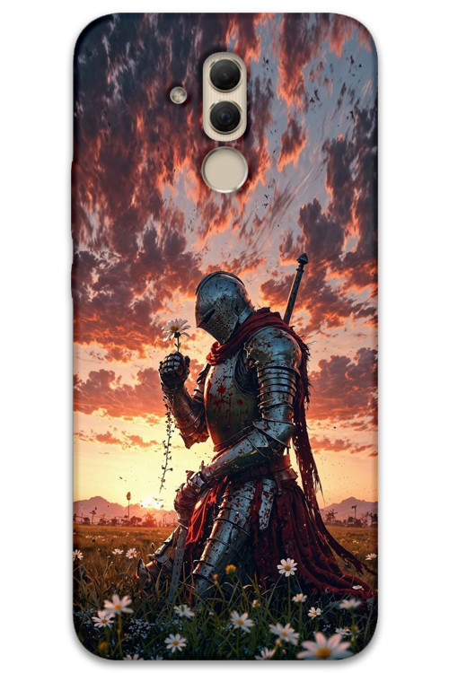 Huawei Mate 20 Lite Uyumlu Retro Desenli Telefon Kılıfı + Ekran Koruyucu - 5842