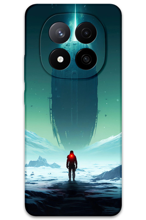 Xiaomi Redmi Note 14 Pro 4G Uyumlu Uzay Desenli Telefon Kılıfı + Ekran Koruyucu - 5864