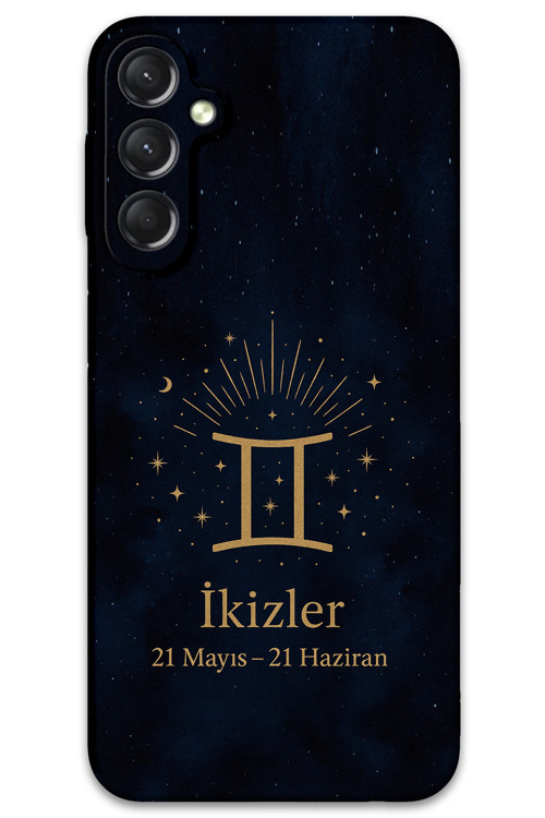 Galaxy A16 Uyumlu İkizler Burcu Desenli Telefon Kılıfı + Ekran Koruyucu - 5770