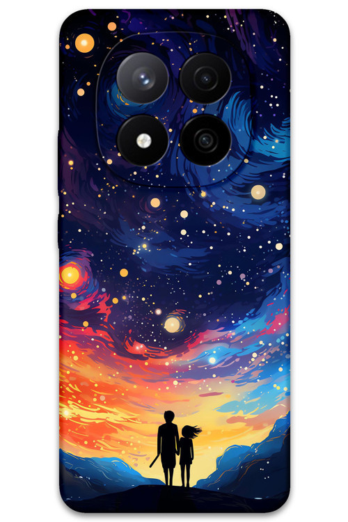 Xiaomi Redmi Note 14 Pro 4G Uyumlu Uzay Desenli Telefon Kılıfı + Ekran Koruyucu - 5863