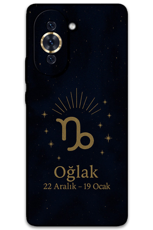 Huawei Nova 10 Uyumlu Oğlak Burcu Desenli Telefon Kılıfı + Ekran Koruyucu - 5777