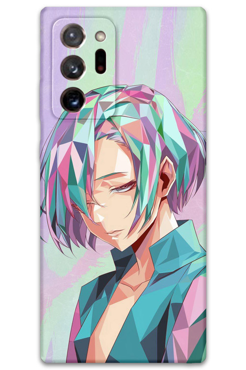 Galaxy Note 20 Ultra Uyumlu Anime Desenli Telefon Kılıfı + Ekran Koruyucu - 5743