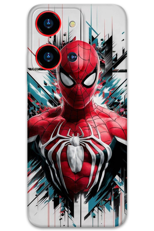 Reeder S19 Max Pro S Zoom Uyumlu Spiderman Desenli Telefon Kılıfı + Ekran Koruyucu - 5831