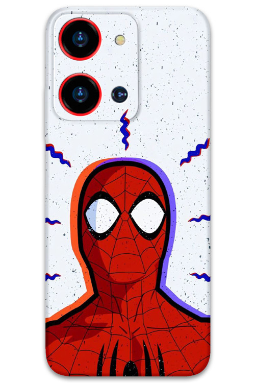 Reeder S19 Max Pro S Zoom Uyumlu Spiderman Desenli Telefon Kılıfı + Ekran Koruyucu - 5830