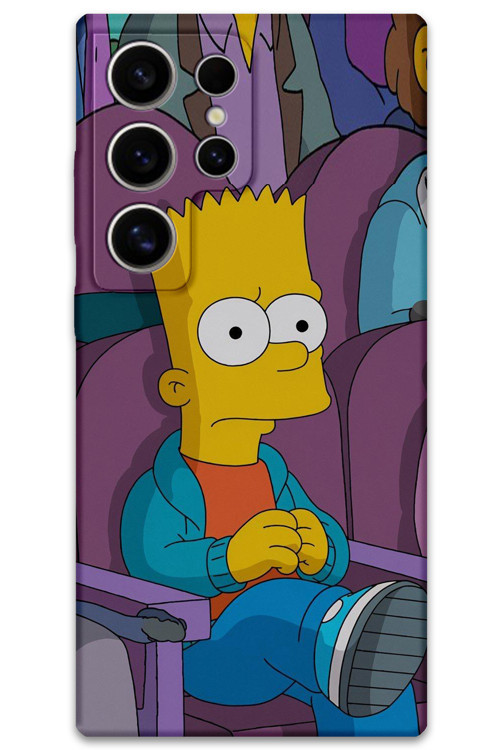 Galaxy S23 Ultra Uyumlu Çizgi Film Desenli Telefon Kılıfı + Ekran Koruyucu - 5821