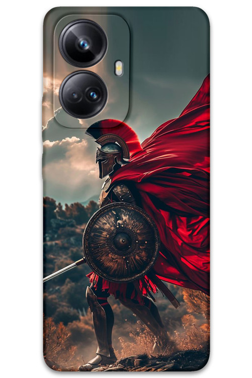 Realme 10 Pro Plus Uyumlu Retro Desenli Telefon Kılıfı + Ekran Koruyucu - 5834