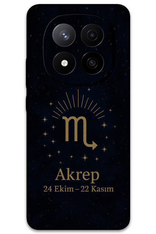 Xiaomi Redmi Note 14 Pro 4G Uyumlu Akrep Burcu Desenli Telefon Kılıfı + Ekran Koruyucu - 5775