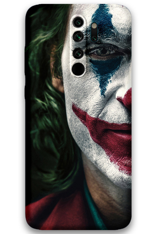 Xiaomi Redmi Note 8 Pro Uyumlu Joker Desenli Telefon Kılıfı + Ekran Koruyucu - 5827