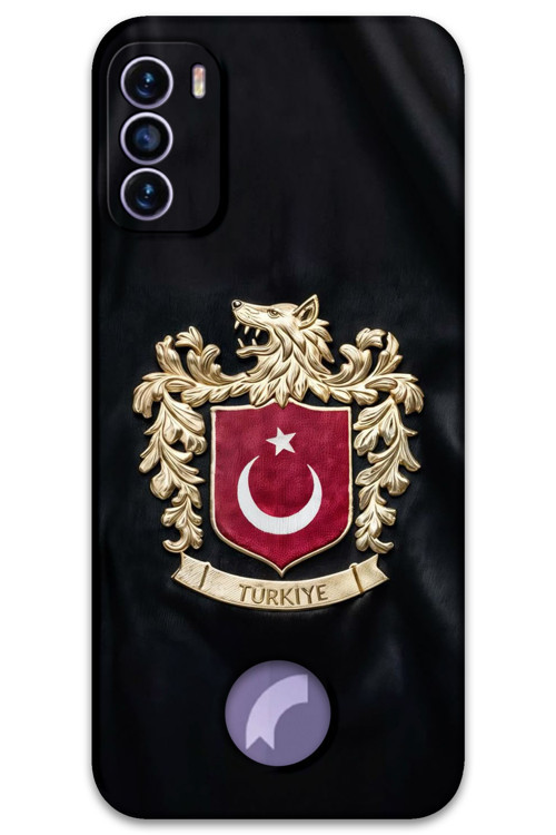 Reeder S19 Max Pro S Uyumlu Türk Desenli Telefon Kılıfı + Ekran Koruyucu - 5855