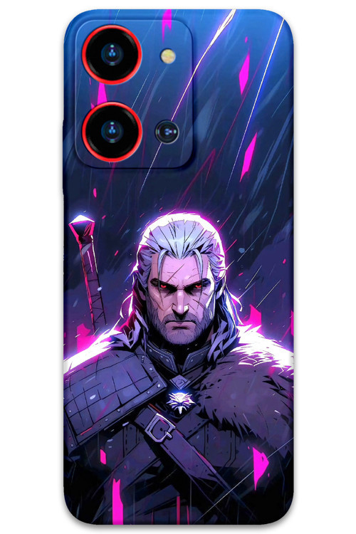 Reeder S19 Max Pro S Zoom Uyumlu Geralt Desenli Telefon Kılıfı + Ekran Koruyucu - 5826