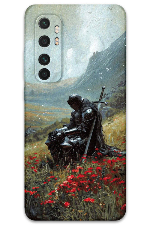Xiaomi Mi Note 10 Lite Uyumlu Retro Desenli Telefon Kılıfı + Ekran Koruyucu - 5840