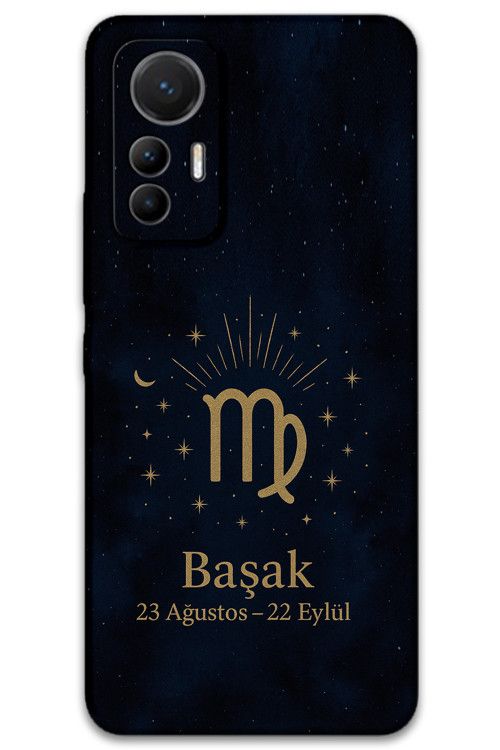 Xiaomi Mi 12 Lite Uyumlu Başak Burcu Desenli Telefon Kılıfı + Ekran Koruyucu - 5773