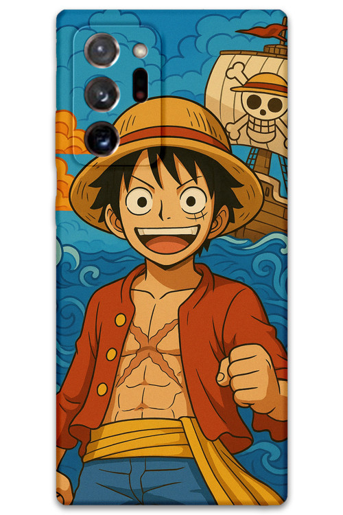 Galaxy Note 20 Ultra Uyumlu Anime Desenli Telefon Kılıfı + Ekran Koruyucu - 5753