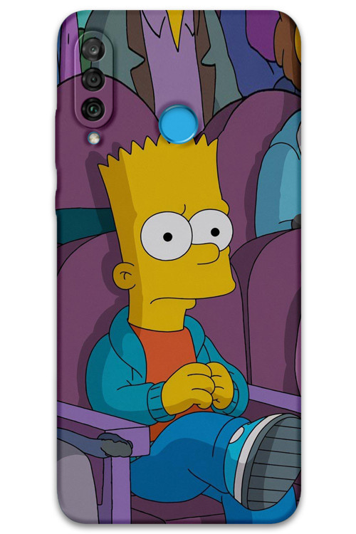 Huawei P30 Lite Uyumlu Çizgi Film Desenli Telefon Kılıfı + Ekran Koruyucu - 5821