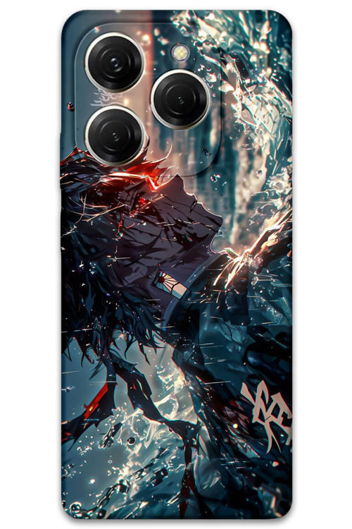Tecno Spark 20 Pro Uyumlu Anime Desenli Telefon Kılıfı + Ekran Koruyucu - 5749