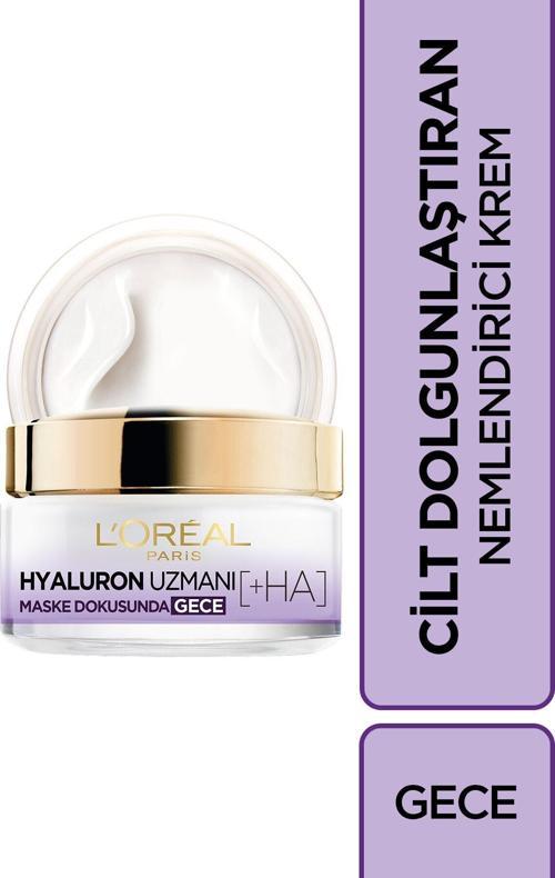 Hyaluron Uzmanı Cilt Dolgunlaştıran Nemlendirici Gece Kremi- Hyaluronik Asit
