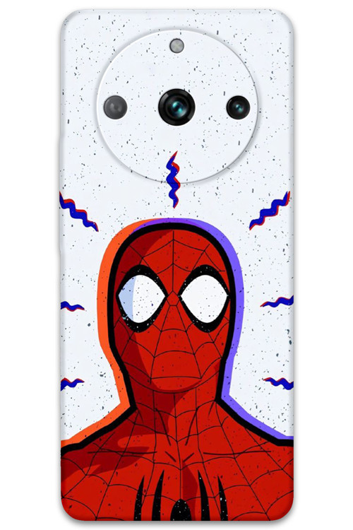 Realme 11 Pro Plus Uyumlu Spiderman Desenli Telefon Kılıfı + Ekran Koruyucu - 5830