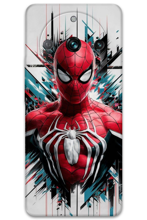 Realme 11 Pro Plus Uyumlu Spiderman Desenli Telefon Kılıfı + Ekran Koruyucu - 5831