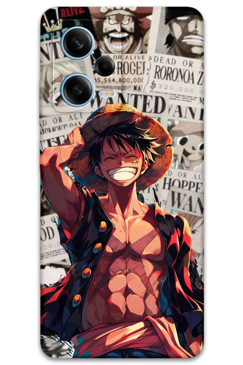 Xiaomi Redmi Note 12 5G Uyumlu Anime Desenli Telefon Kılıfı + Ekran Koruyucu - 5754