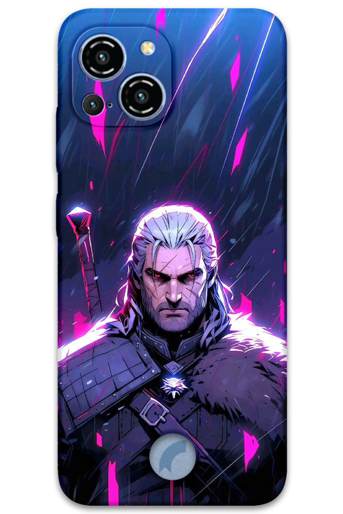 Reeder S23 Pro Max Uyumlu Geralt Desenli Telefon Kılıfı + Ekran Koruyucu - 5826