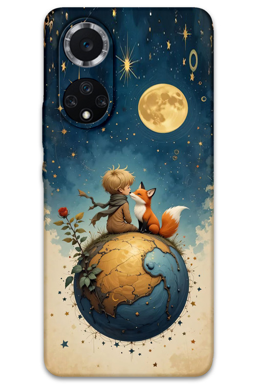 Huawei Nova 9 Uyumlu Çizgi Film Desenli Telefon Kılıfı + Ekran Koruyucu - 5823