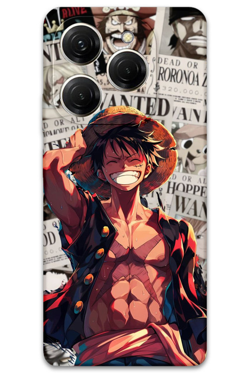 Tecno Spark 20 Pro Uyumlu Anime Desenli Telefon Kılıfı + Ekran Koruyucu - 5754